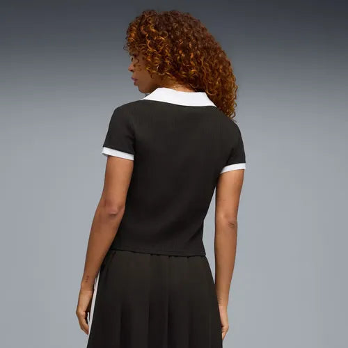 Wardrobe Essentials Polo Women Puma Black 635395 01 5