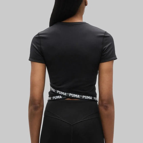 Camiseta Puma W Strong Cross Back Tee Black 528494 01 3