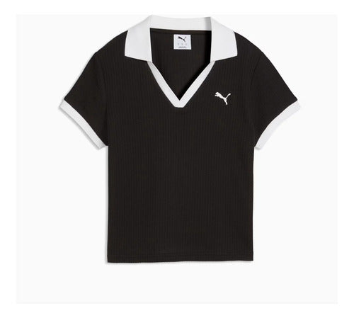 Wardrobe Essentials Polo Women Puma Black 635395 01 1