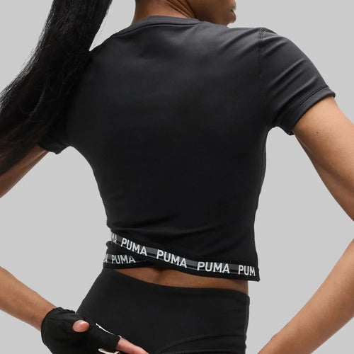 Camiseta Puma W Strong Cross Back Tee Black 528494 01 5