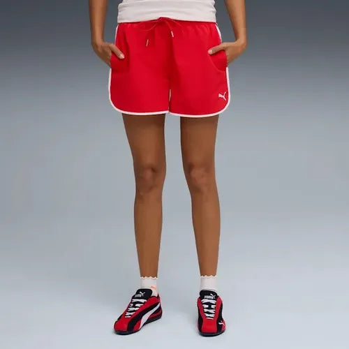 Puma Wardrobe Ess Woven Shorts Women Color For All Time Red 3